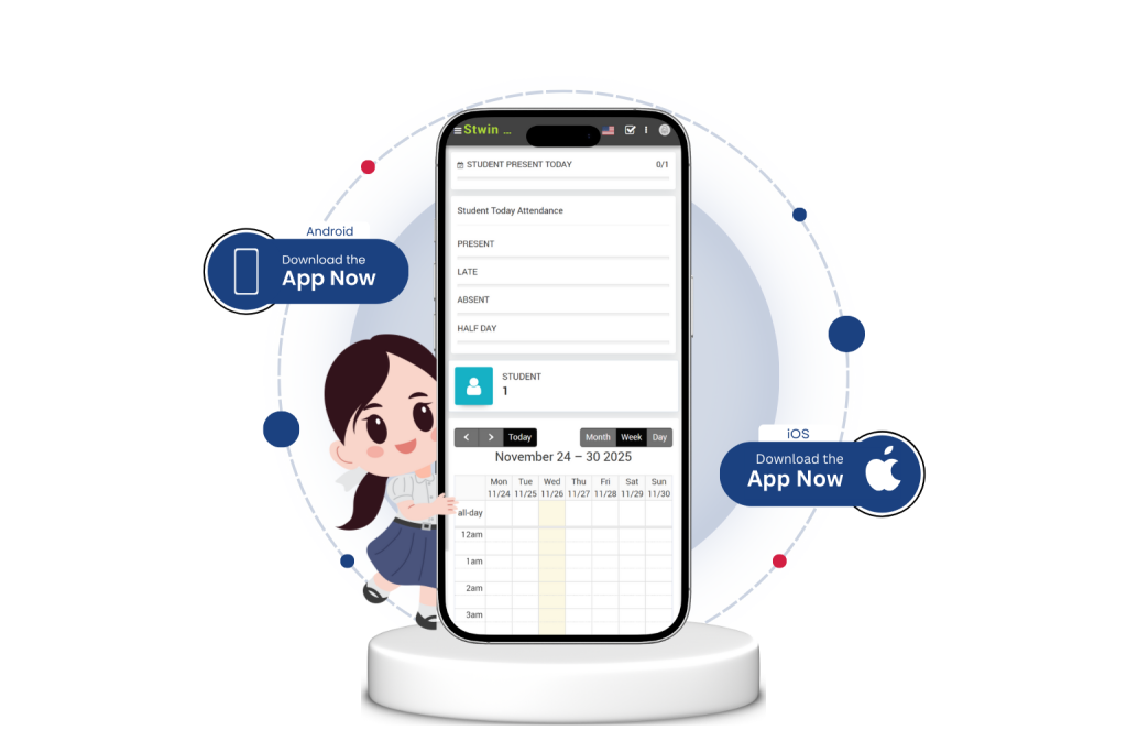 Stwin sparx School mobile Application